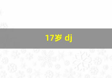 17岁 dj